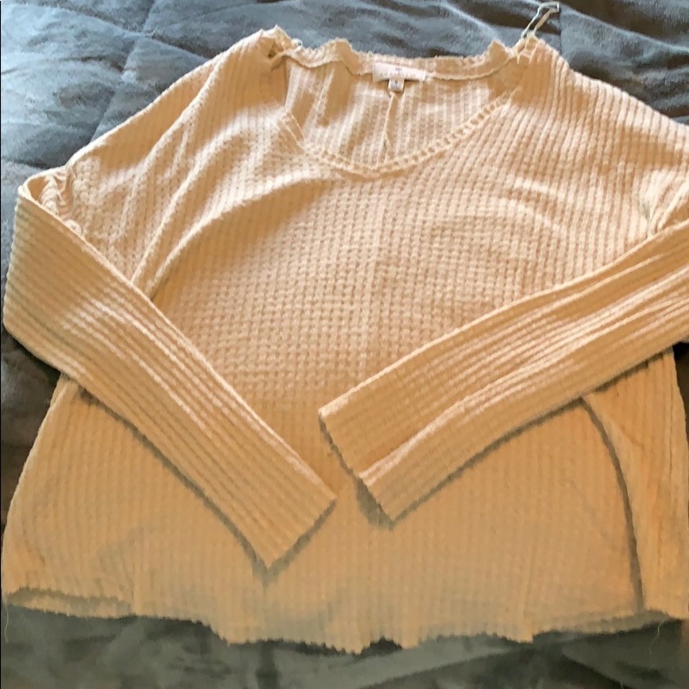 waffled long sleeve